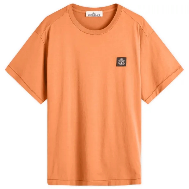 Stone Island Men's Patch Logo T-Shirt Sienna