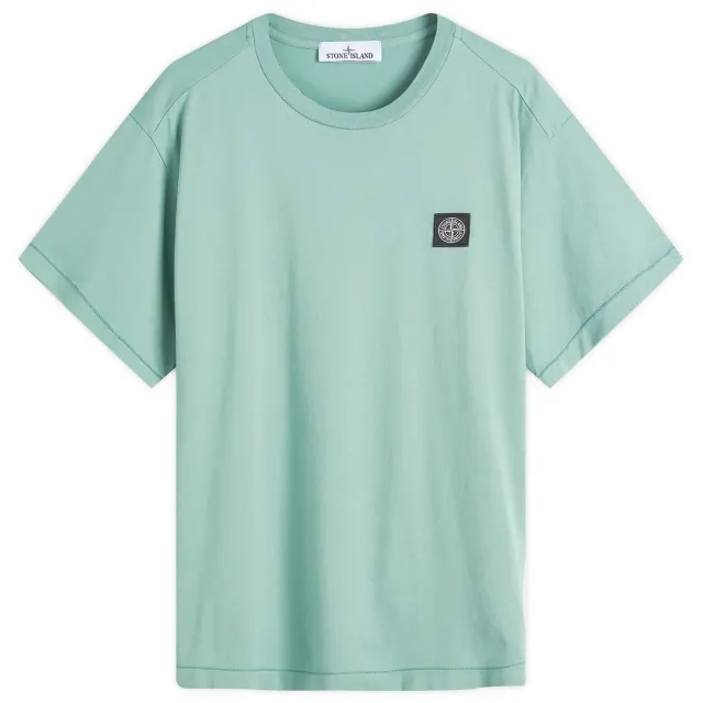 Stone Island Men's Patch Logo T-Shirt Mint
