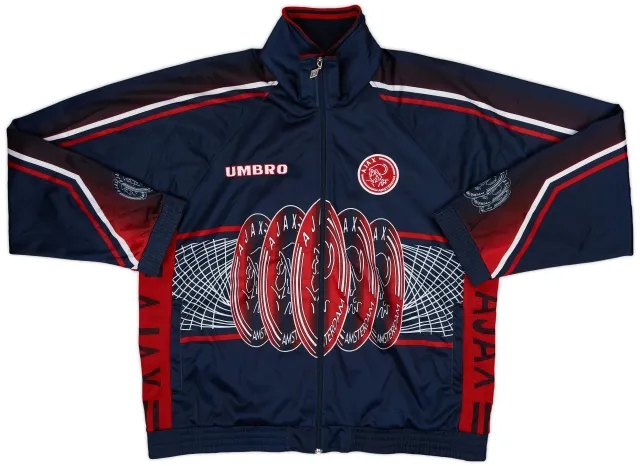 1997-98 Ajax Umbro Track Jacket - 9/10 - (XL)