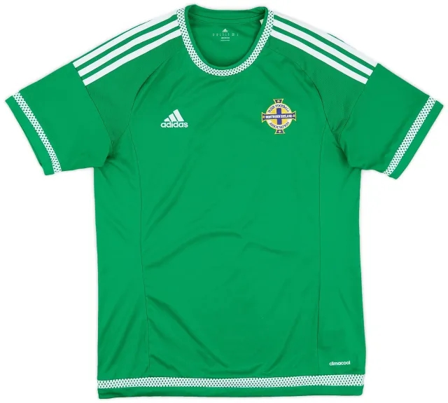 adidas 2015 Northern Ireland Home Shirt - 8/10 - (M)