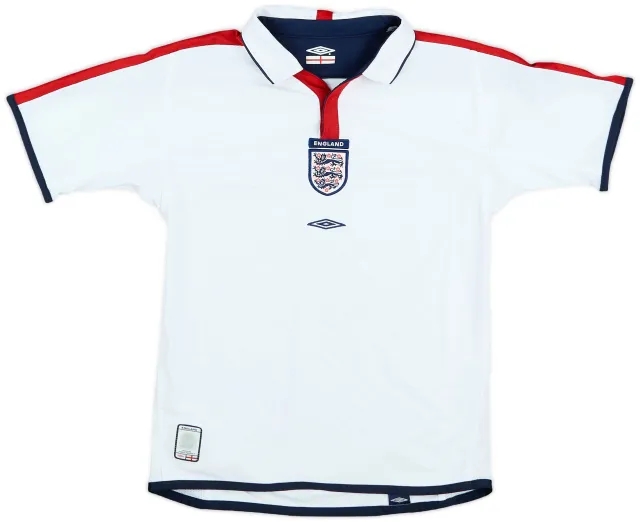Umbro 2003-05 England Home Shirt - 7/10 - (M.Boys)