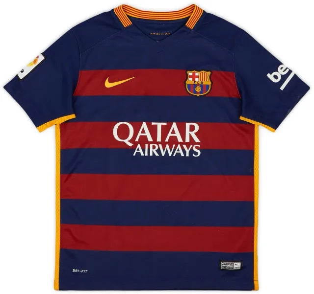 Nike 2015-16 Barcelona Home Shirt - 7/10 - (M.Boys)