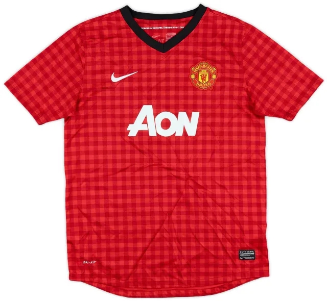 Nike 2012-13 Manchester United Home Shirt - 5/10 - (XL.Boys)