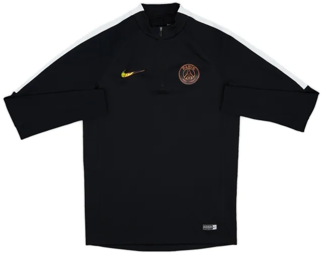 2016-17 Paris Saint-Germain Nike 1/4 Zip Training Top - 8/10 - (S)