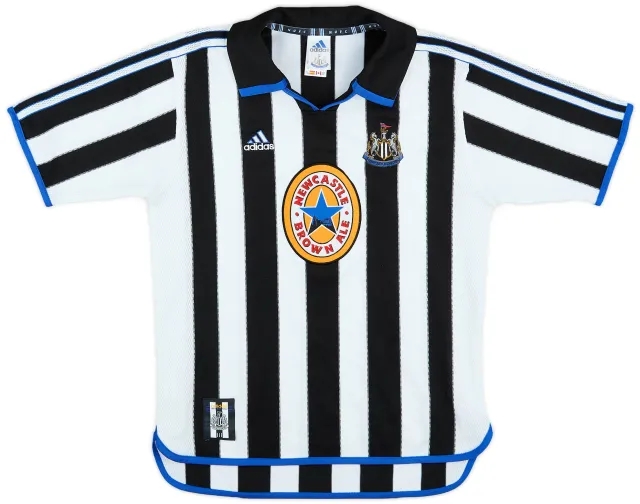 adidas 1999-00 Newcastle Home Shirt - 8/10 - (Y)