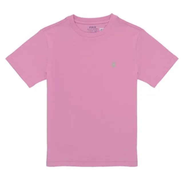 Polo Ralph Lauren  SS CN-TOPS-T-SHIRT  girls's Children's T shirt in Pink