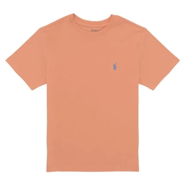 Polo Ralph Lauren  SS CN-TOPS-T-SHIRT  boys's Children's T shirt in Orange