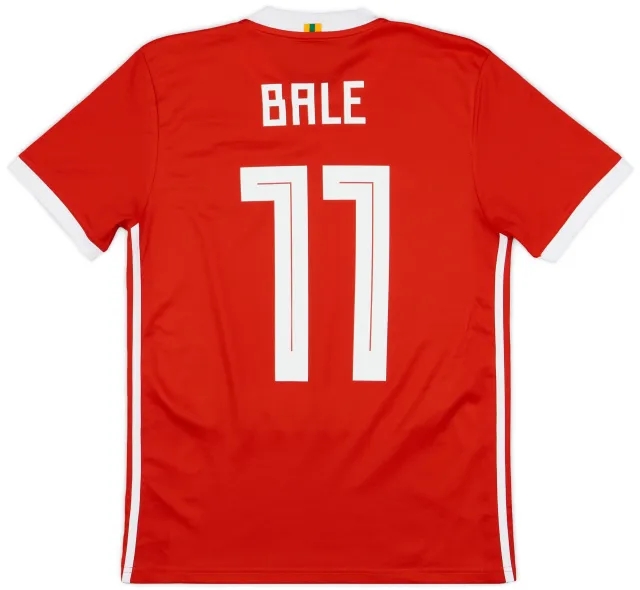 adidas 2018-19 Wales Home Shirt Bale #11 - 9/10 - (S)