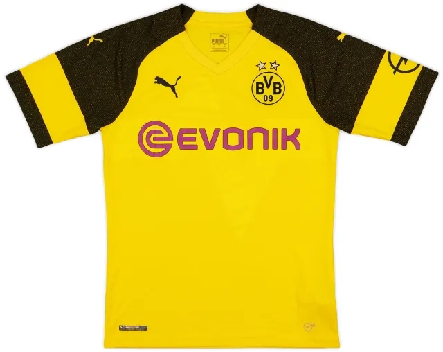 Puma 2018-19 Borussia Dortmund Home Shirt - 9/10 - (S)