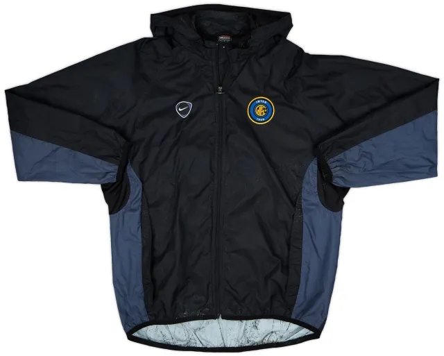 2000-01 Inter Milan Nike Hooded Rain Jacket - 7/10 - (M)