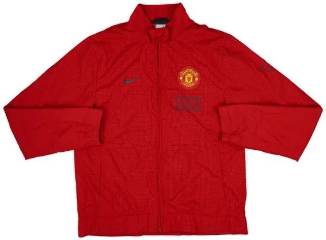 2009-10 Manchester United Nike Track Jacket - 8/10 - (L)