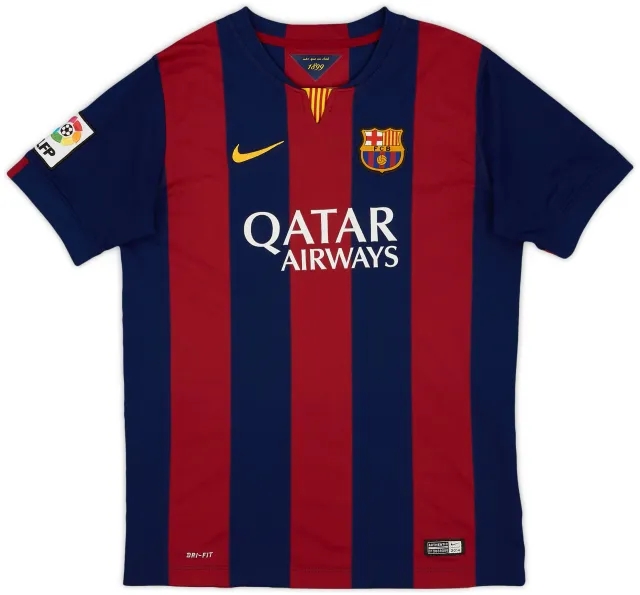 Nike 2014-15 Barcelona Home Shirt - 9/10 - (XL.Boys)