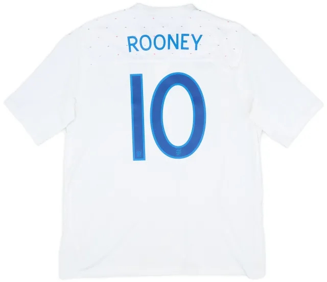 Umbro 2010-11 England Home Shirt Rooney #10 - 7/10 - (XL)