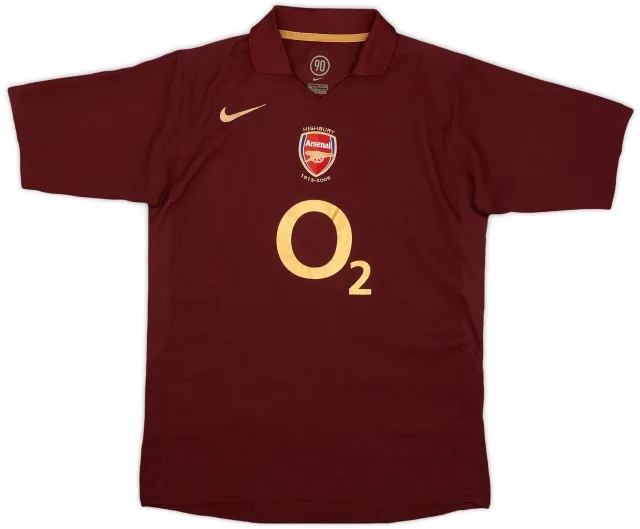 Nike 2005-06 Arsenal Home Shirt - 9/10 - (XL.Boys)