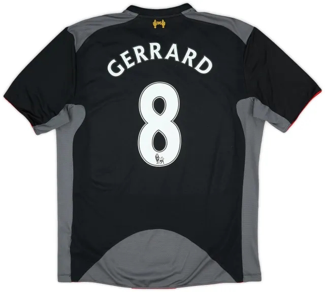 2012-13 Liverpool Away Shirt Gerrard #8 - 5/10 - (XL)