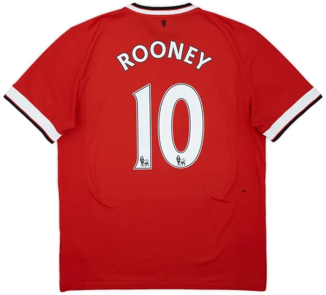 Nike 2014-15 Manchester United Home Shirt Rooney #10 - 4/10 - (M)