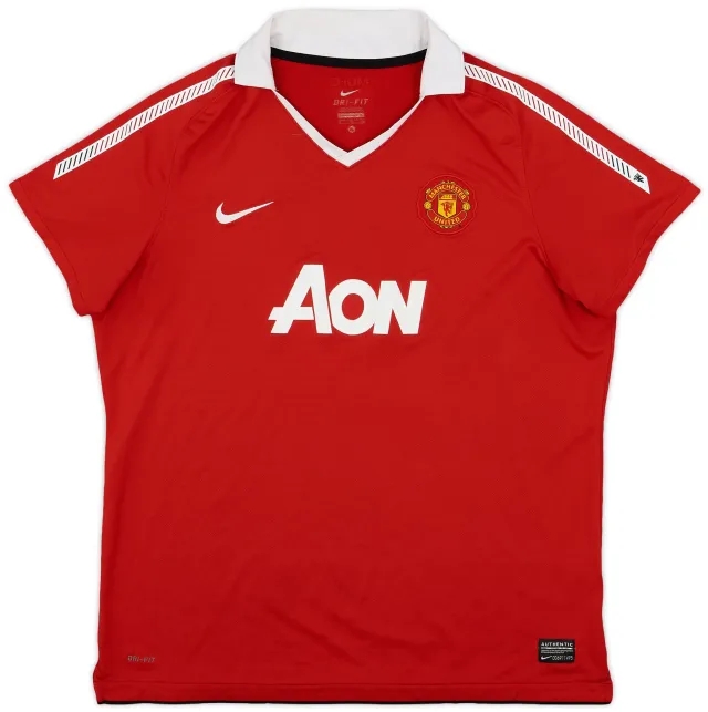 Nike 2010-11 Manchester United Home Shirt - 7/10 - (Women's XL)