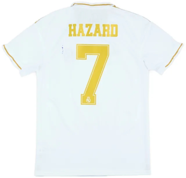 adidas 2019-20 Real Madrid Home Shirt Hazard #7 - 5/10 - (S)