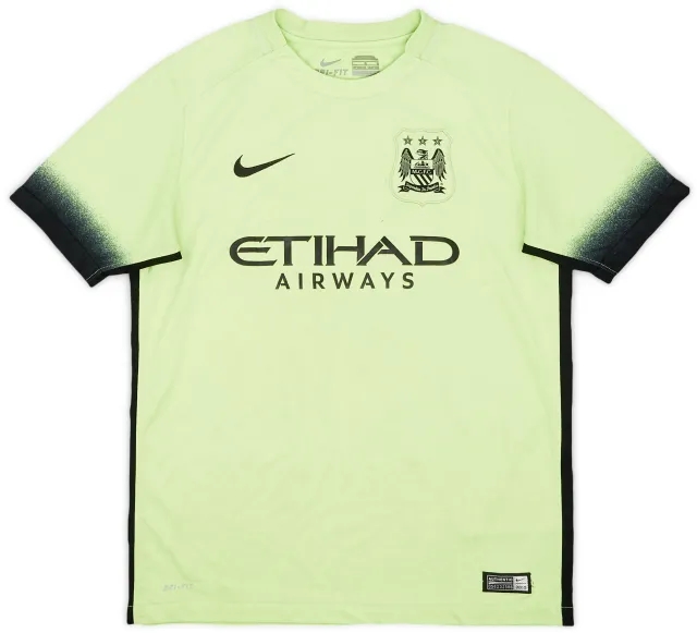 Nike 2015-16 Manchester City Third Shirt - 5/10 - (L.Boys)