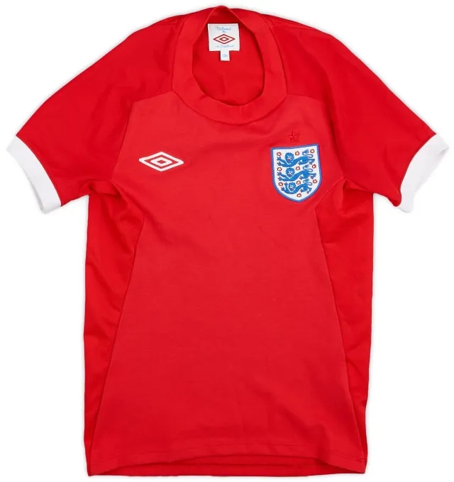 Umbro 2010-11 England Away Shirt - 7/10 - (S.Boys)