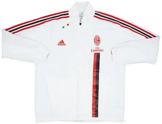 2011-12 AC Milan adidas Track Jacket - 7/10 - (XL)