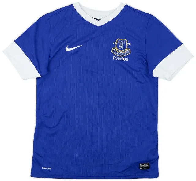 Nike 2012-13 Everton Home Shirt - 8/10 - (L.Boys)