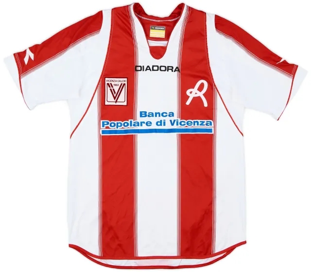 Diadora 2007-08 Vicenza Home Shirt #18 - 6/10 - (XS)