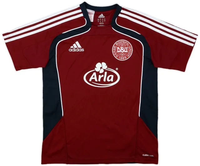 2010-11 Denmark adidas 'Fodboldskole' Training Shirt - 6/10 - (L.Boys)