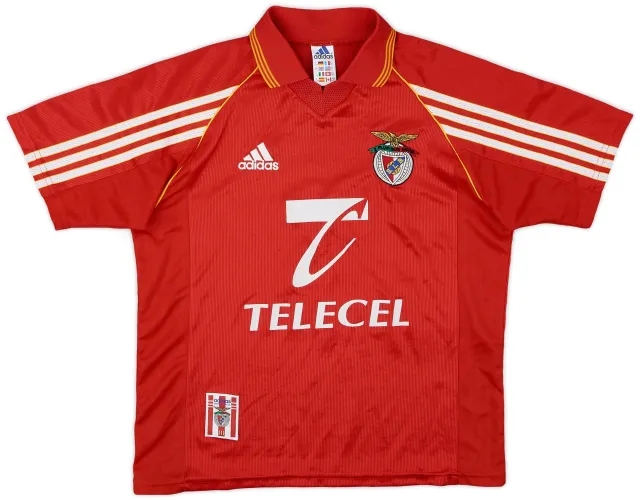 adidas 1998-99 Benfica Home Shirt - 6/10 - (Y)