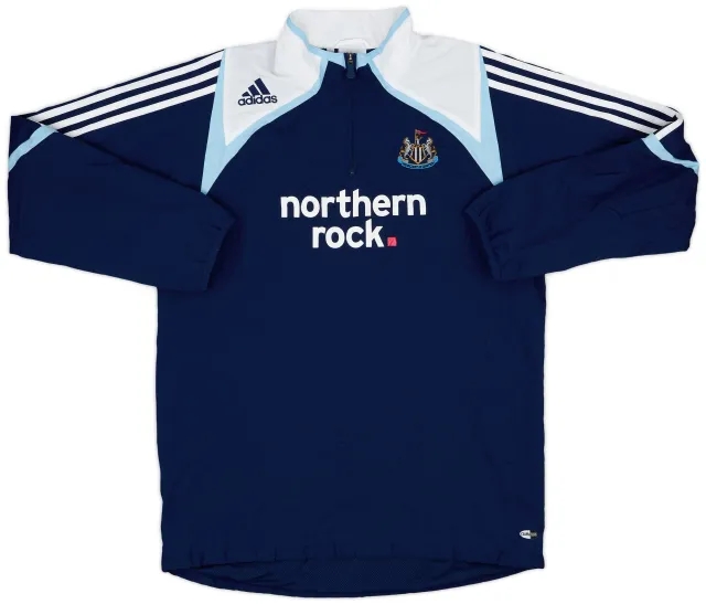 2007-09 Newcastle adidas 1/4 Zip Training Top - 8/10 - (M)