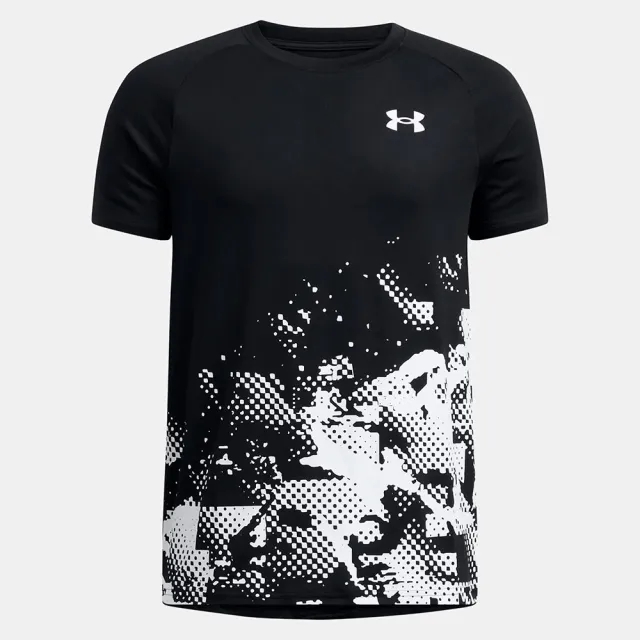 Under Armour Junior UA Tech Graphic Short Sleeve T-Shirt - Black - Size XL/B - Black