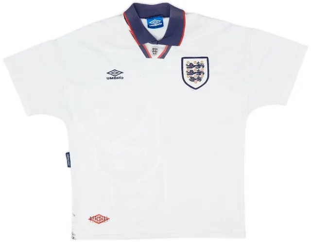 Umbro 1993-95 England Home Shirt - 4/10 - (L)
