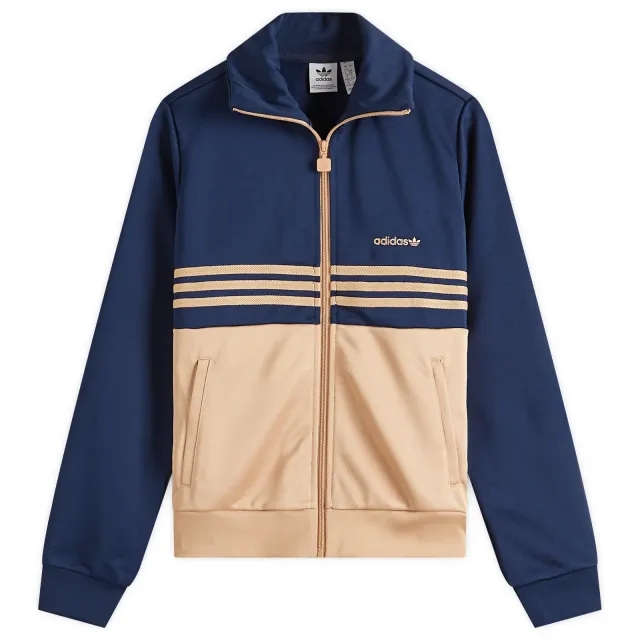 adidas Originals Adidas Women's 3 Stripe Track Top Night Indigo/Warm Sandstone