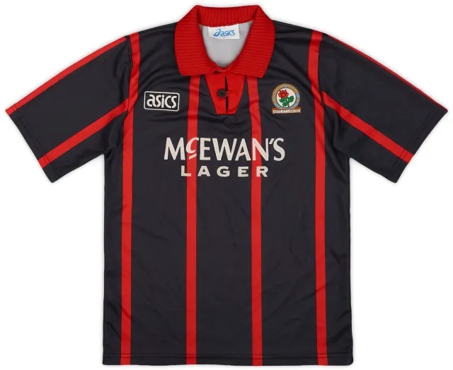 Asics 1994-95 Blackburn Away Shirt - 8/10 - (L.Boys)