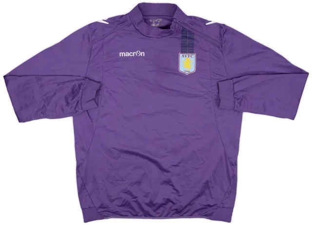 2012-13 Aston Villa Macron 1/4 Zip Drill Top - 6/10 - (4XL)