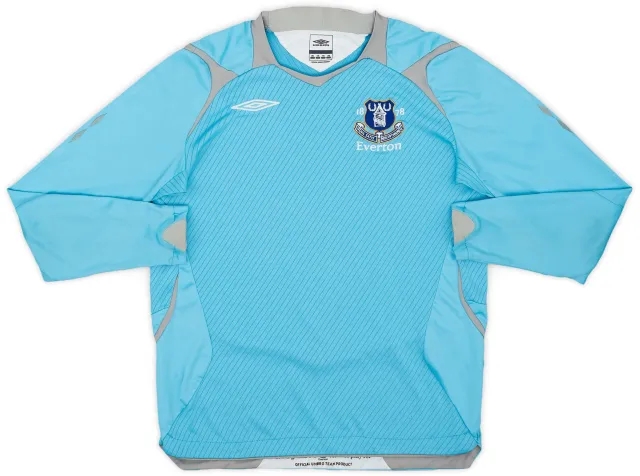 Umbro 2008-09 Everton GK Shirt - 8/10 - (M.Boys)