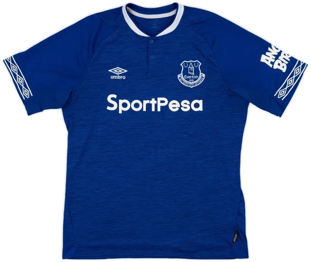 Umbro 2018-19 Everton Home Shirt - 8/10 - (L)