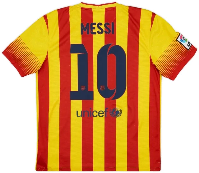 Nike 2013-15 Barcelona Away Shirt Messi #10 - 7/10 - (L)