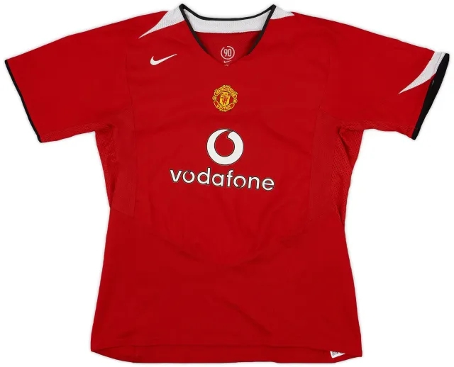 Nike 2004-06 Manchester United Home Shirt - 9/10 - (Women's XL)