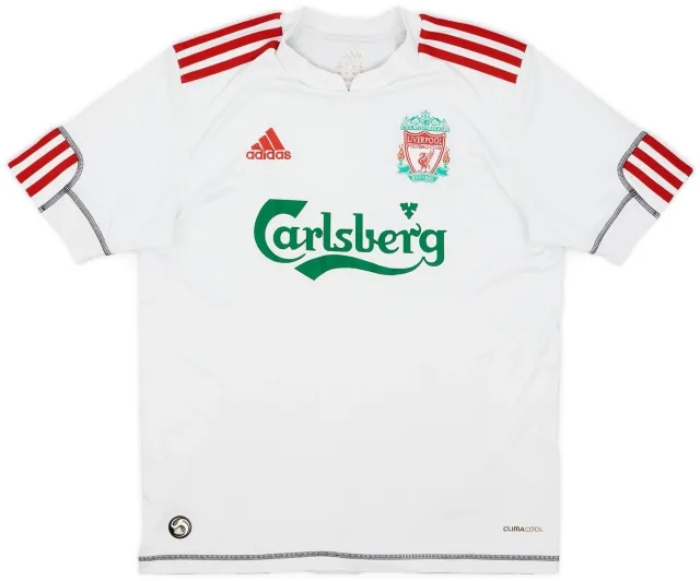 adidas 2009-10 Liverpool Third Shirt - 7/10 - (L.Boys)