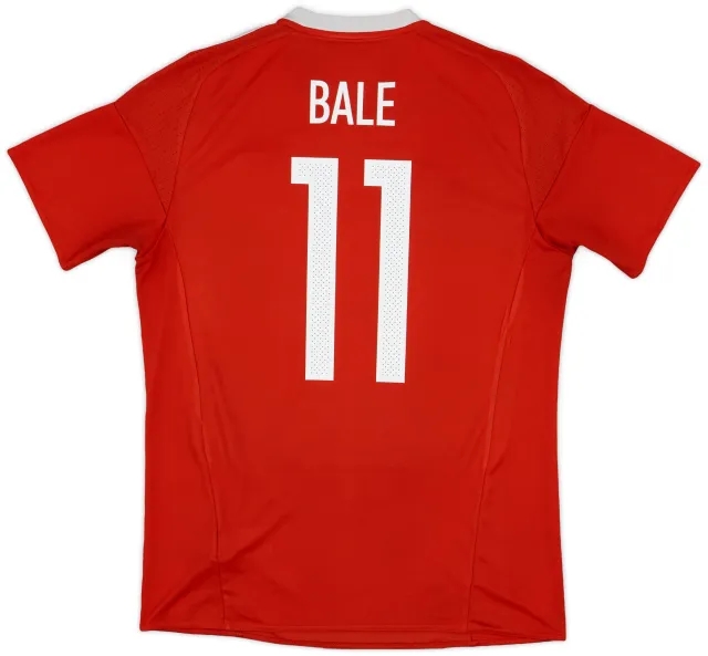 Umbro 2016-17 Wales Home Shirt Bale #11 - 6/10 - (M)
