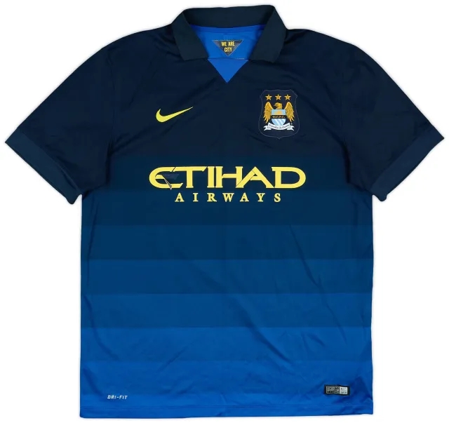 Nike 2014-15 Manchester City Away Shirt - 5/10 - (L)