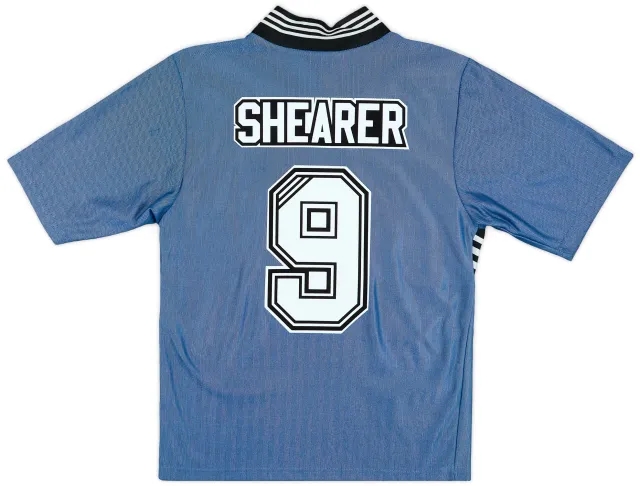 adidas 1996-97 Newcastle Away Shirt Shearer #9 - 6/10 - (S)