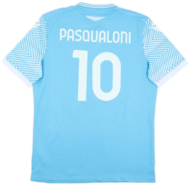 2021-22 Lazio C8 Macron Home Shirt Pasqualoni #10 - 9/10 - (XL)