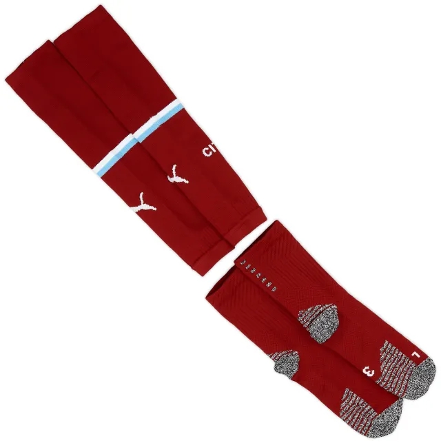 Puma 2022-23 Manchester City Home Alternate Two-in-One Socks (M)
