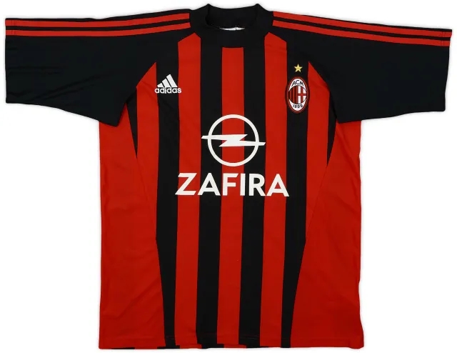 adidas 2005-06 AC Milan Basic Home Shirt - 8/10 - (XL.Boys)