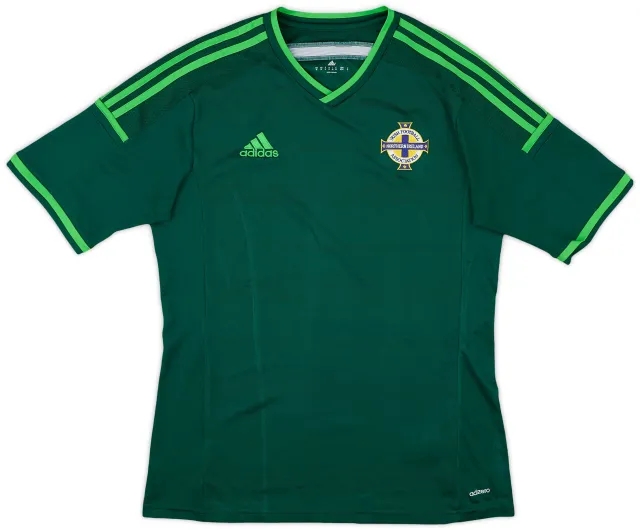 adidas 2014 Northern Ireland Home Shirt - 9/10 - (M)
