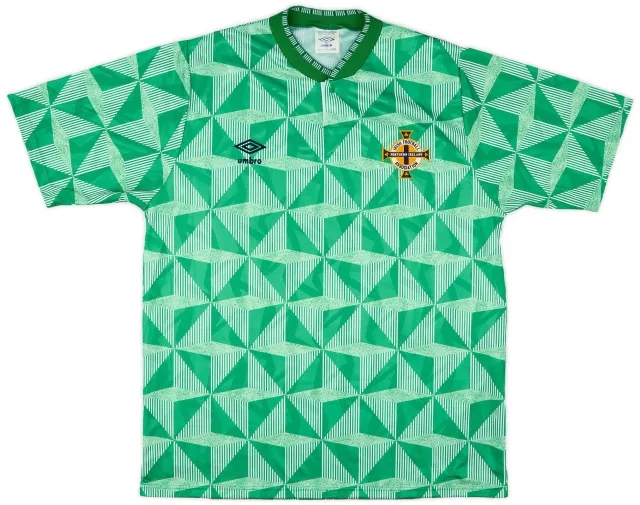 Umbro 1990-92 Northern Ireland Home Shirt - 9/10 - (XL)
