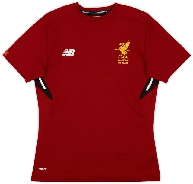2017-18 Liverpool New Balance Training Shirt - 8/10 - (XL.Boys)