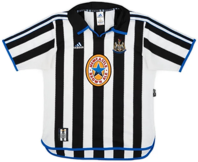 adidas 1999-00 Newcastle Home Shirt - 8/10 - (Y)
